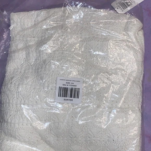 Crochet Open Sweater - Picture 7 of 8